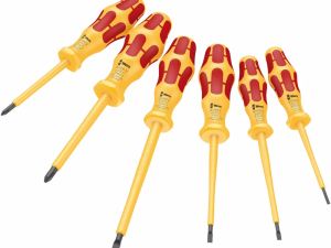 WERA Комплект отвертки Kraftform 6 части /изолирани/ PH 1/2