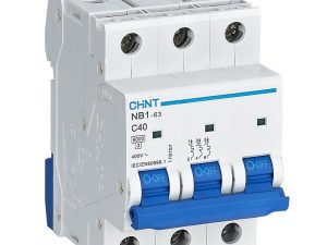 Chint NB1-63 Модулен автоматичен прекъсвач 3P C40A,6kA