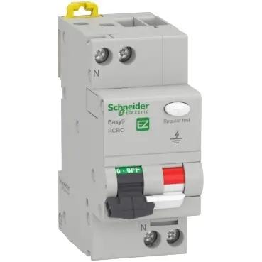 Дефектно-токова защита Schneider EASY9 RCBO 2P 25A 30mA комбинирана с АП крива C 6kA