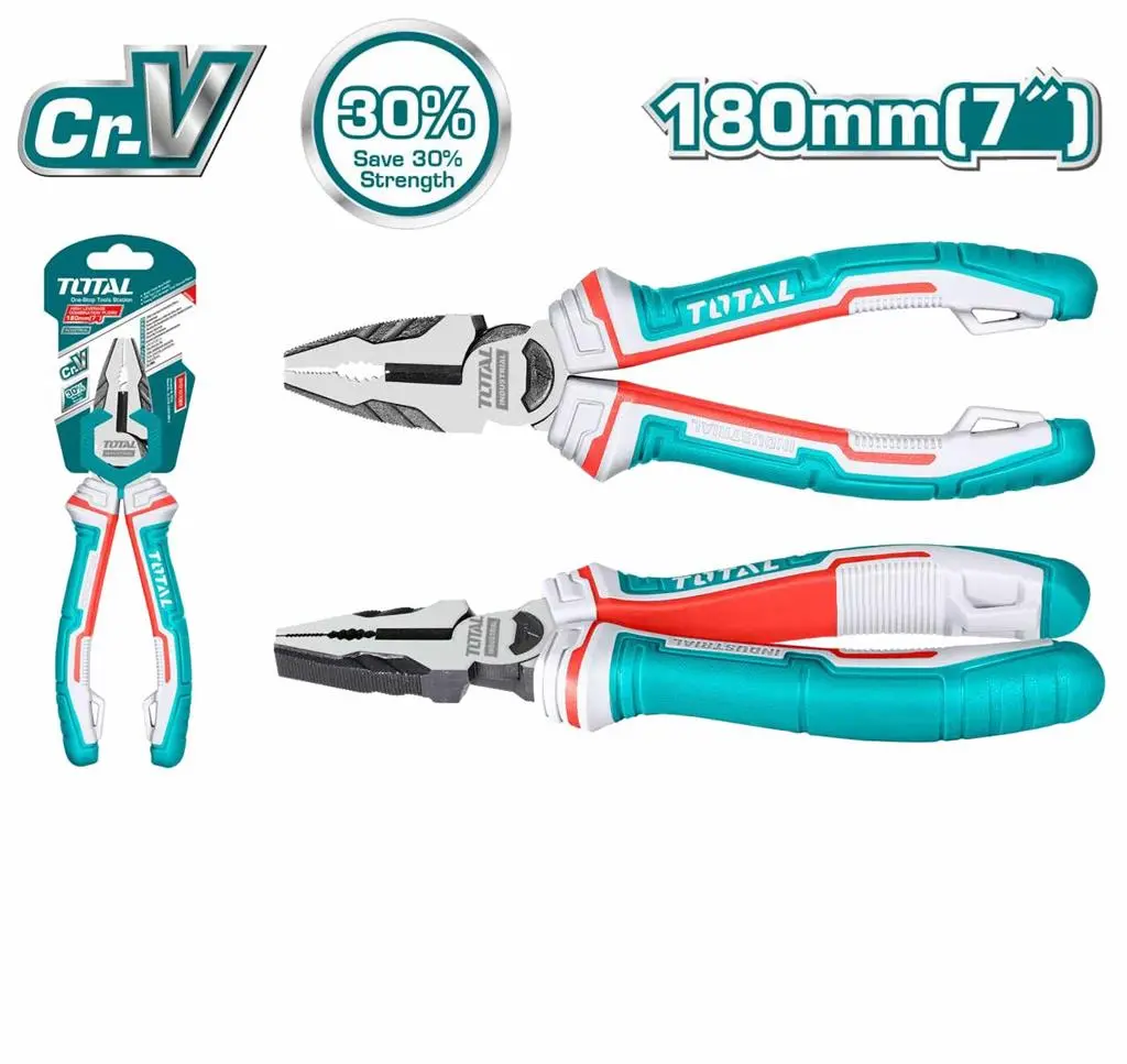 Клещи комбинирани с лост Total Ind,180mm