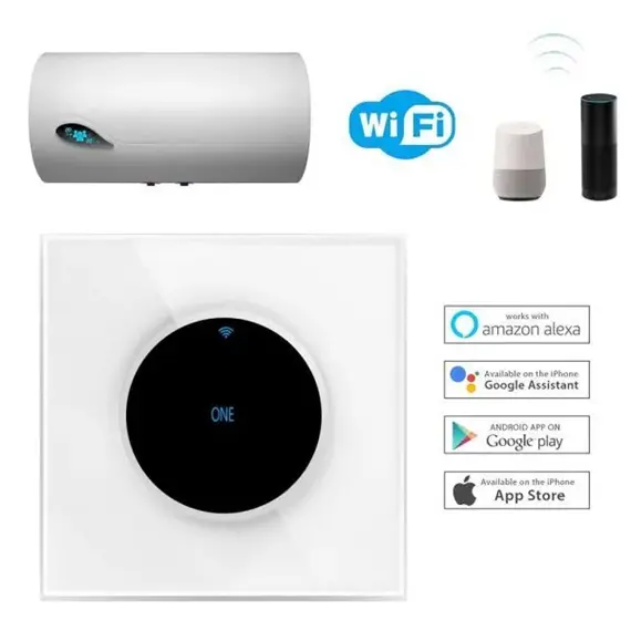 Tuya/Smartlife WIFI смарт ключ за бойлер,бял 4000W