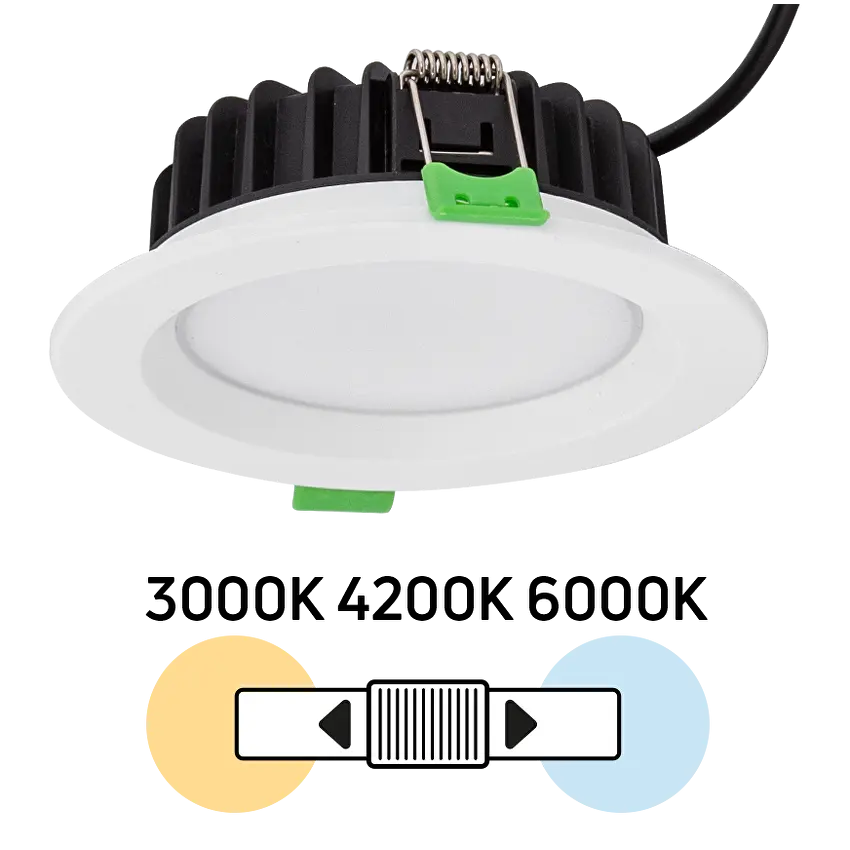 LED ЛУНА ЗА ВГРАЖДАНЕ Ultralux ДИМИРАЩА, 10W, 3000K/4200K/6000K, 220-240V AC, IP44 - Image 3