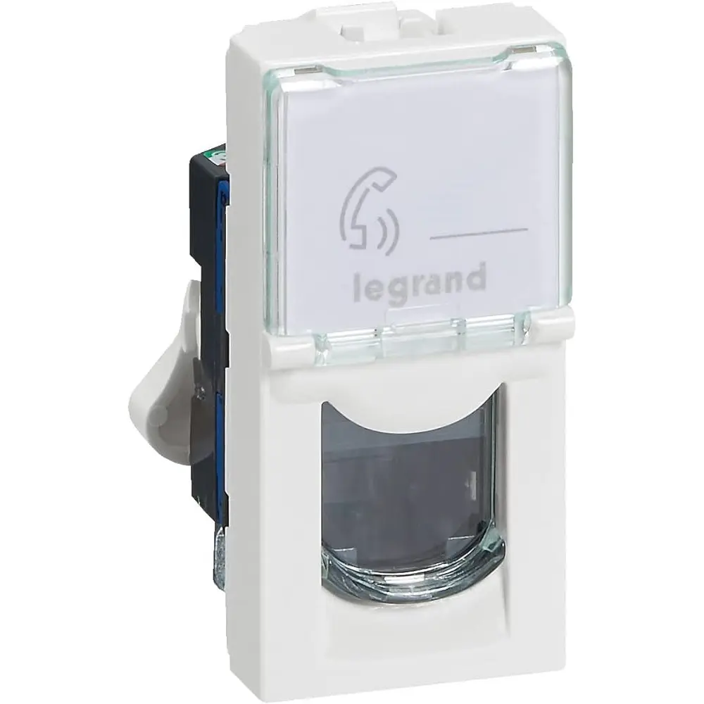 Розетка RJ45 Legrand Mosaic cat.5e FTP 1мод 076552
