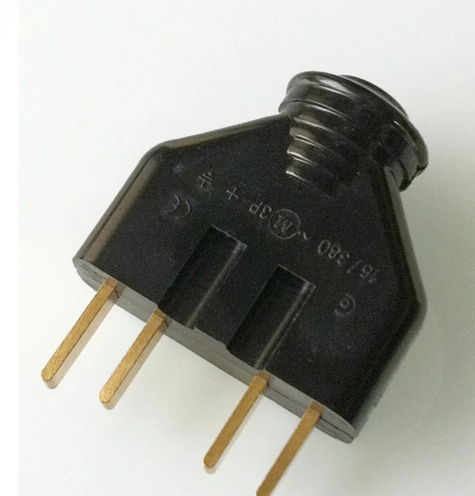 Щепсел 3х25А БДС 380V 3P+N черен Мелоплам