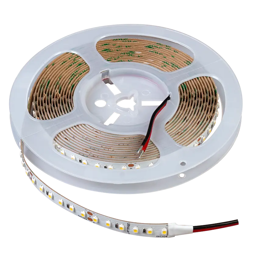 Професионална LED лента Ultralux 9.6W/m, 4200K, 24V DC, 120 LEDs/m, SMD3528