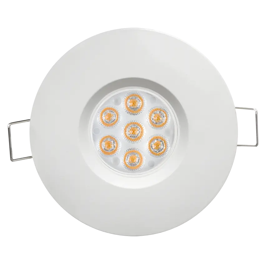 LED ЛУНА ЗА ВГРАЖДАНЕ Ultralux 6.5W, 4200K, 220-240V AC, НЕУТРАЛНА СВЕТЛИНА, 45°, БЯЛА, IP44