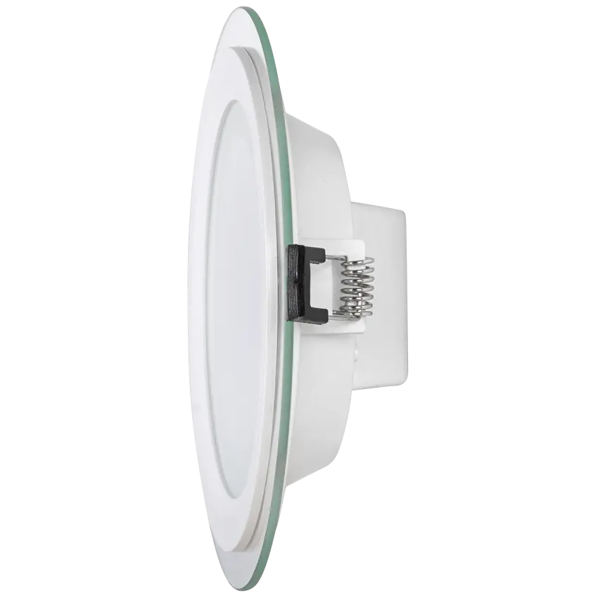 LED СТЪКЛЕН ПАНЕЛ ЗА ВГРАЖДАНЕ Ultralux КРЪГ, 12W, 4200K, 220-240V AC, IP44 - Image 3
