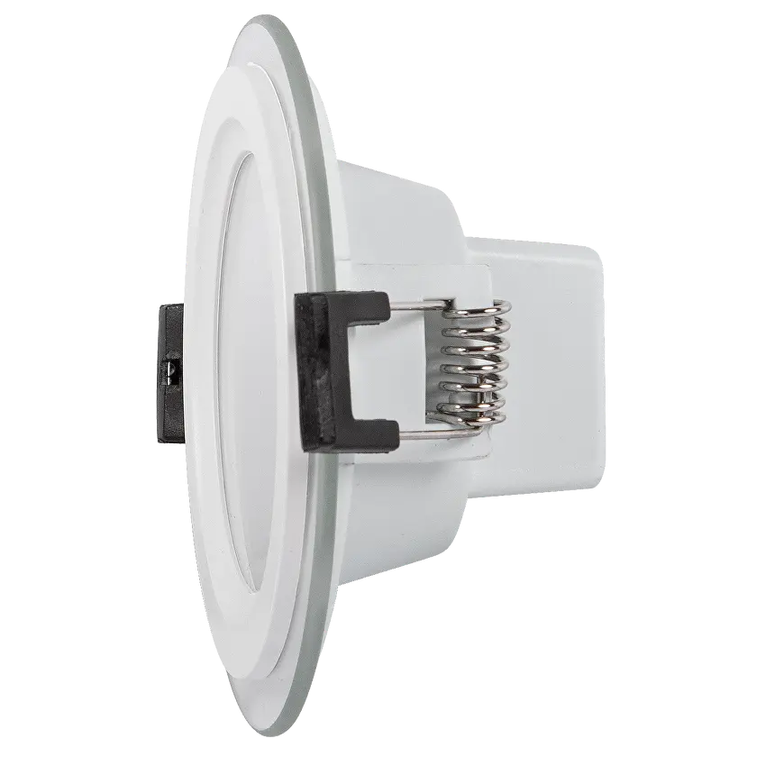 LED СТЪКЛЕН ПАНЕЛ ЗА ВГРАЖДАНЕ Ultralux КРЪГ, 6W, 4200K, 220-240V AC, IP44 - Image 2