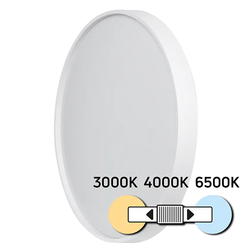 LED CCT плафониера бяла 12W IP20 кръг - Image 3