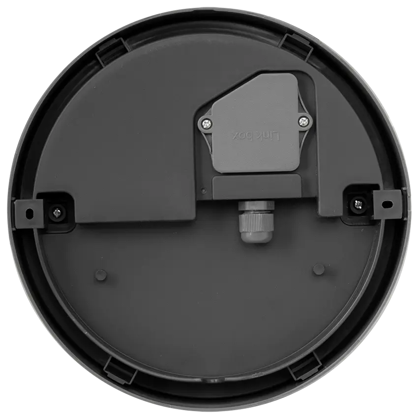 LED водоустойчива плафониера Ultralux кръг, сива, 18W, 4000K, 220-240V AC, неутрална светлина, IP65 - Image 3