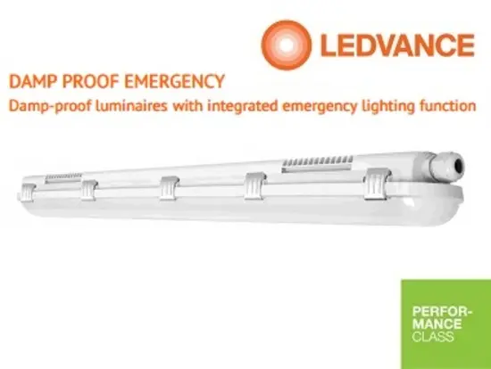 Линейно осветително тяло LED DAMP PROOF LEDVANCE ECO VW 42W, 6500K, 5670lm 220V IP65 1210х71х71мм - Image 2
