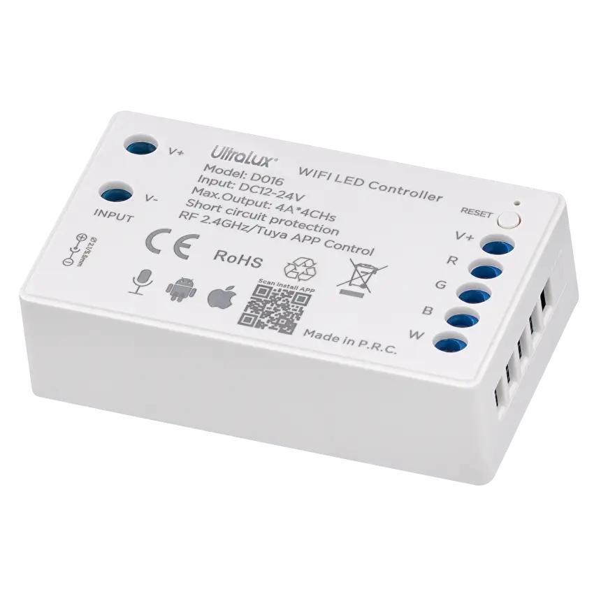 SMART2.4G RF TOUCH КОНТРОЛЕР Ultralux ЗА RGB СВЕТОДИОДНО ОСВЕТЛЕНИЕ 12-24 V DC, 16A,192W - Image 2
