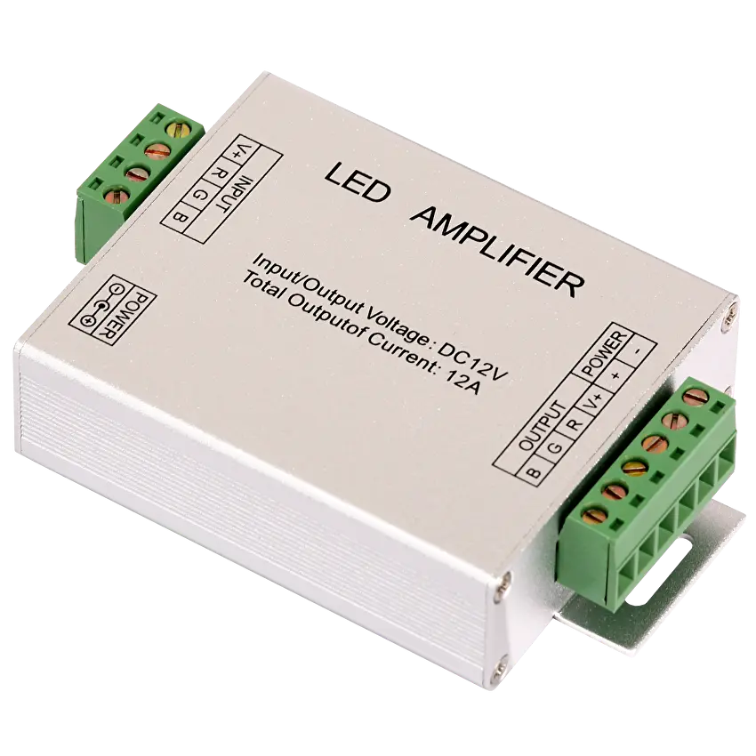 Усилвател Ultralux за RGB LED осветление 12-24 V DC, 3x4A