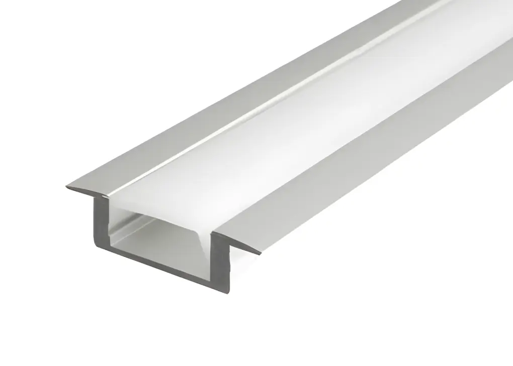 АЛУМИНИЕВ ПРОФИЛ ЗА LED ЛЕНТА ЗА вкопаване 3м. без капак - Image 2
