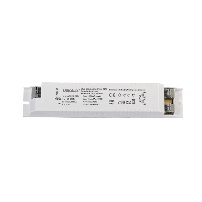 ДИМИРАЩ TRIAC ДРАЙВЕР ЗА LED ОСВЕТЛЕНИЕ, 40W/850MA DC ULTRALUX