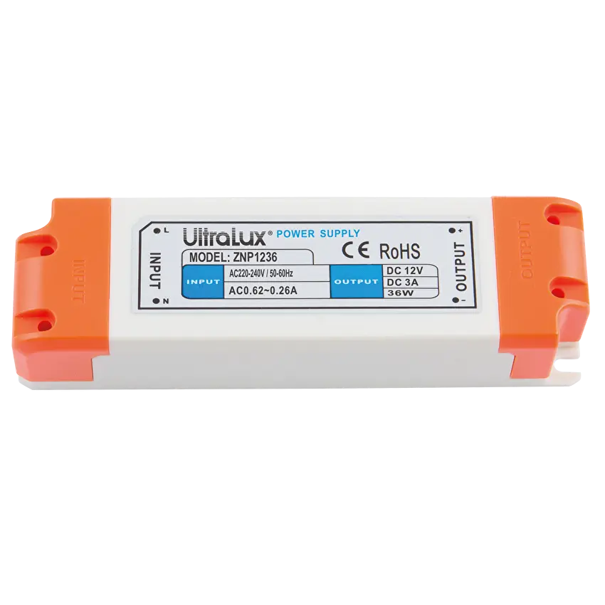 ЗАХРАНВАНЕ, СТАБИЛИЗИРAНО, 12V DC, 36W, IP20