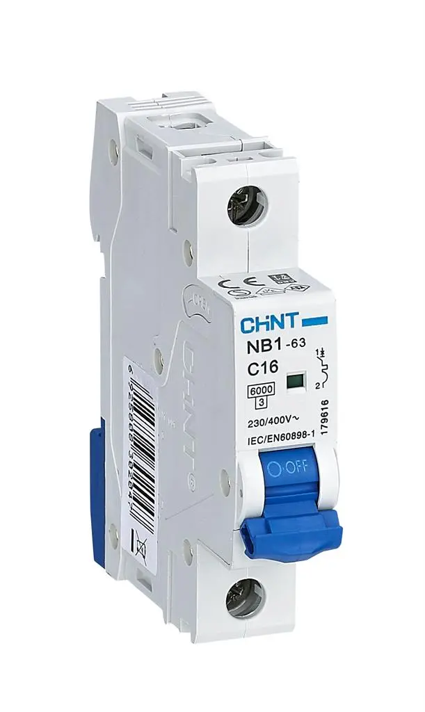 Chint NB1-63 Модулен автоматичен прекъсвач 1P C10A 6kA
