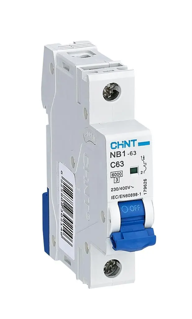Chint NB1-63 Модулен автоматичен прекъсвач 1P C63A 6kA