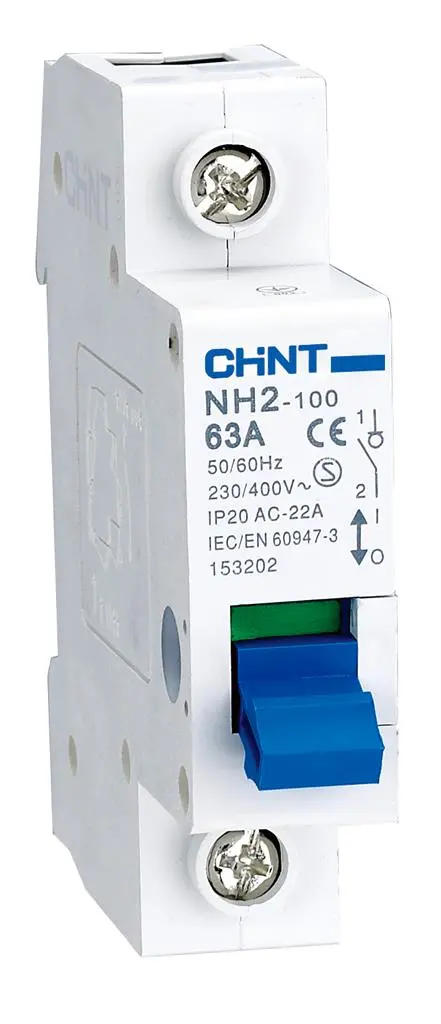 Chint NH2-125 Модулен шалтер/прекъсвач 1P 100A