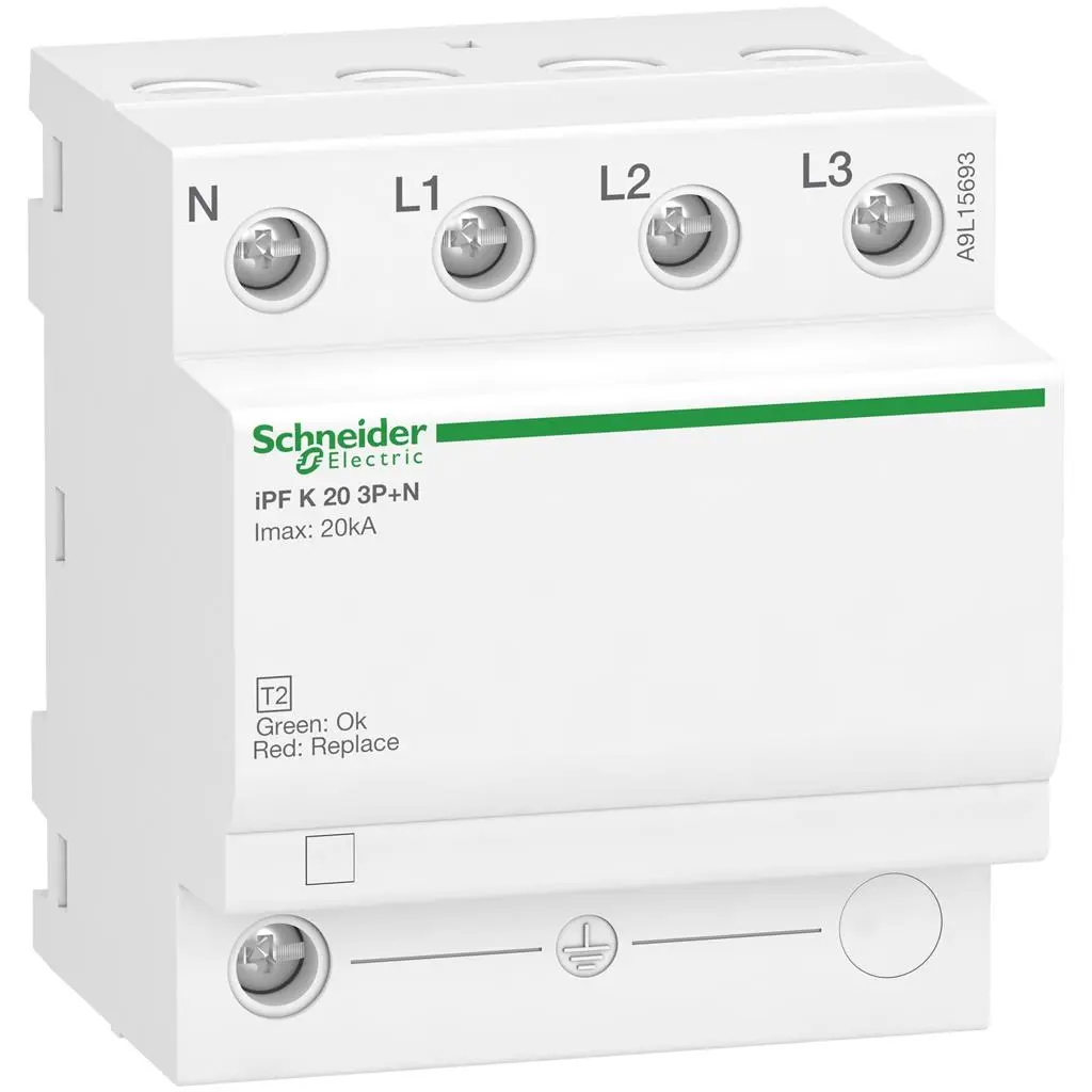 Катоден отводител Schneider Acti9 iPF K 3P+N 20kA