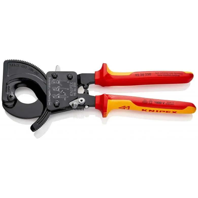 Knipex Изолирана ножица за кабели/косер 240мм2 / ф.32мм