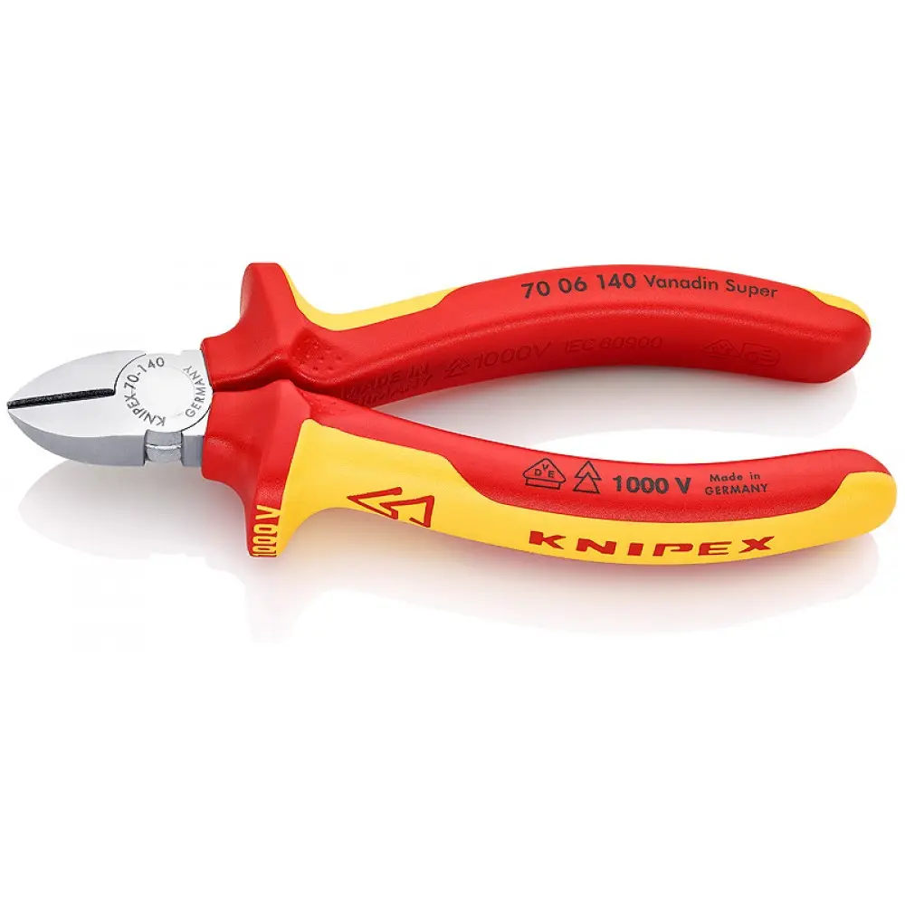 Knipex Изолирани клещи странични резачки 160 мм