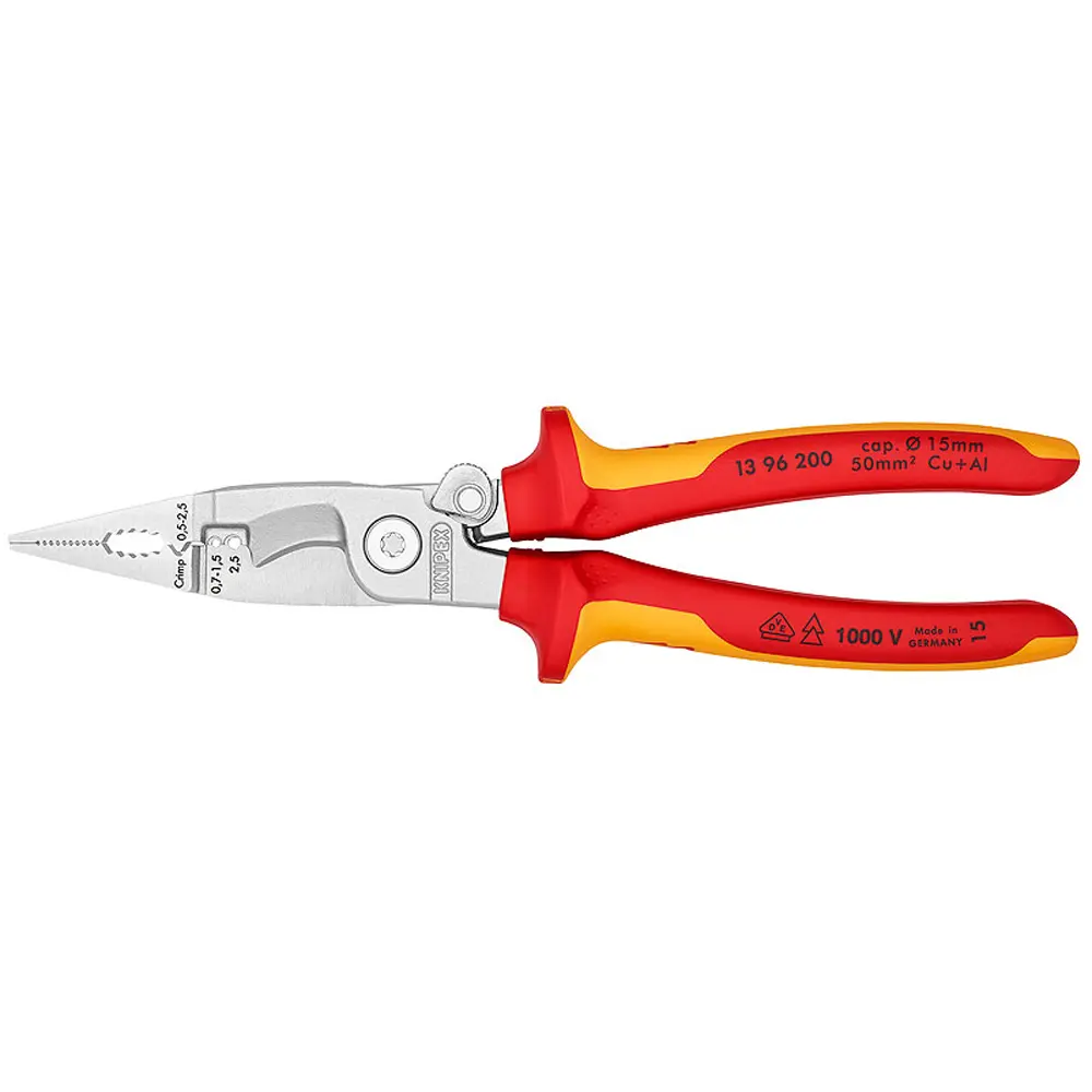 Knipex Изолирани комбинирани клещи "Електро" - Image 5
