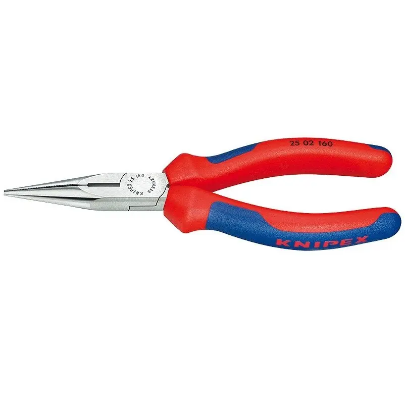 Knipex Клещи плосковърхи 160 мм, с резец, полирани