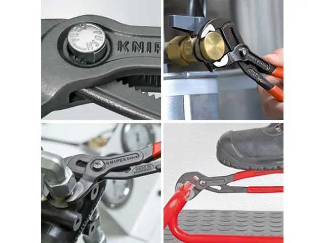 Knipex Тръбни клещи "Кобра" 180 мм до 1 1/2"