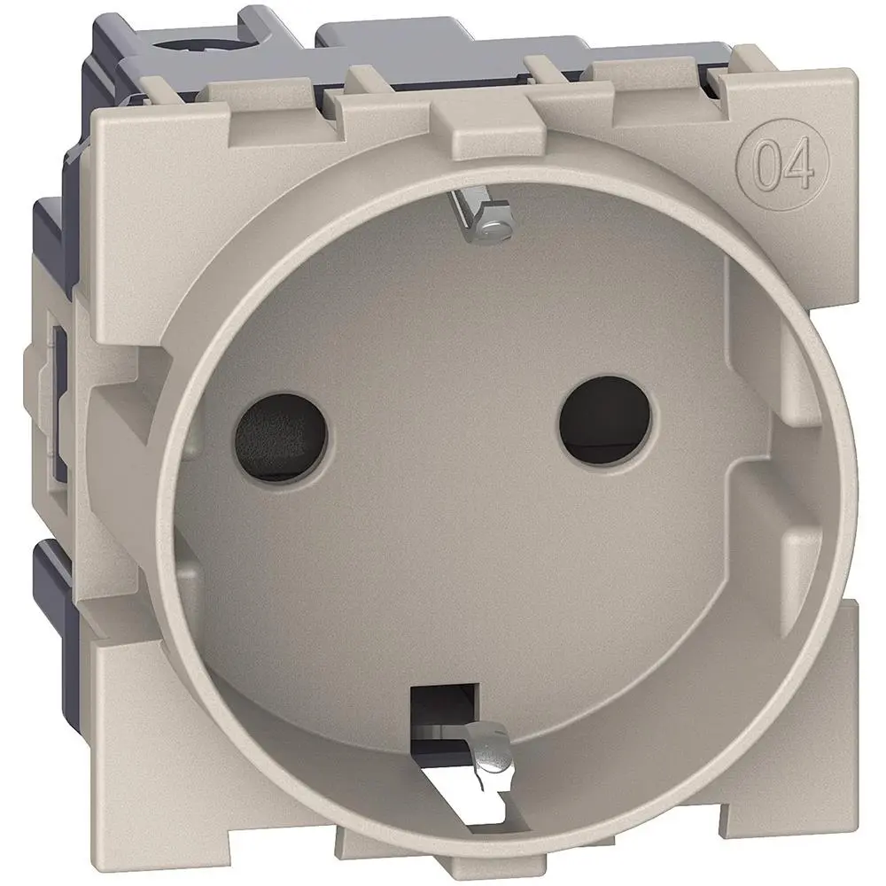 Контакт LIVING NOW 2P+E 16A 250V, крем