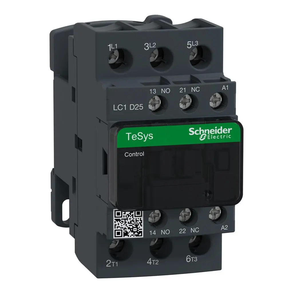 Контактор Schneider 25А 230V AC 50HZ 3P AC3 1NO/NC