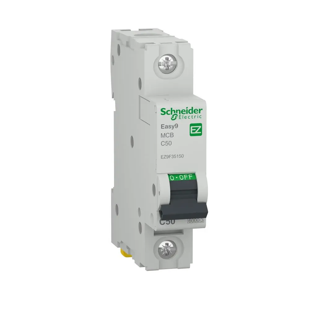 Автоматичен прекъсвач Schneider EASY9 1P крива C 6kA 50A