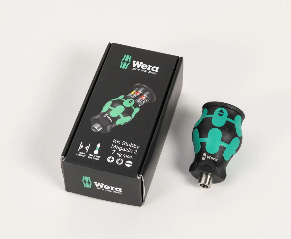 WERA Ръкохватка с тресчотка Kraftform Kompakt Stubby с битове 7 части - Image 2