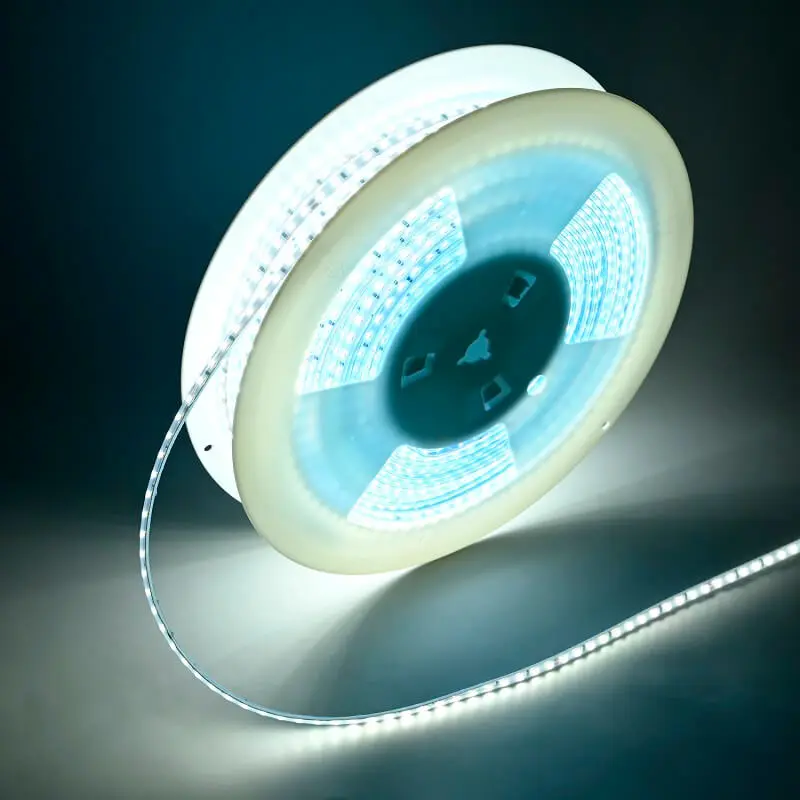 LED ЛЕНТА 8W/M, 6500K, 120 SMD leds/m 230V AC, IP44 6.5мм. - Image 2