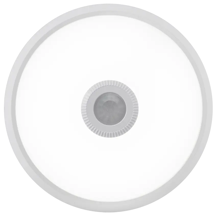 LED ПЛАФОНИЕРА Ultralux С PIR СЕНЗОР ЗА ДВИЖЕНИЕ, КРЪГ, БЯЛА, 15W, 4000K, 220-240V AC, НЕУТРАЛНА СВЕТЛИНА, IP20 1410LM