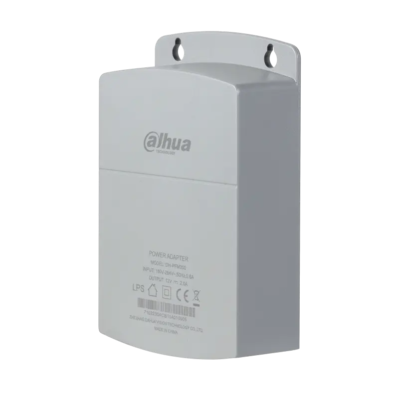 Захранване за монтаж на стена Dahua PFM300 230VAC/DC12V/2A