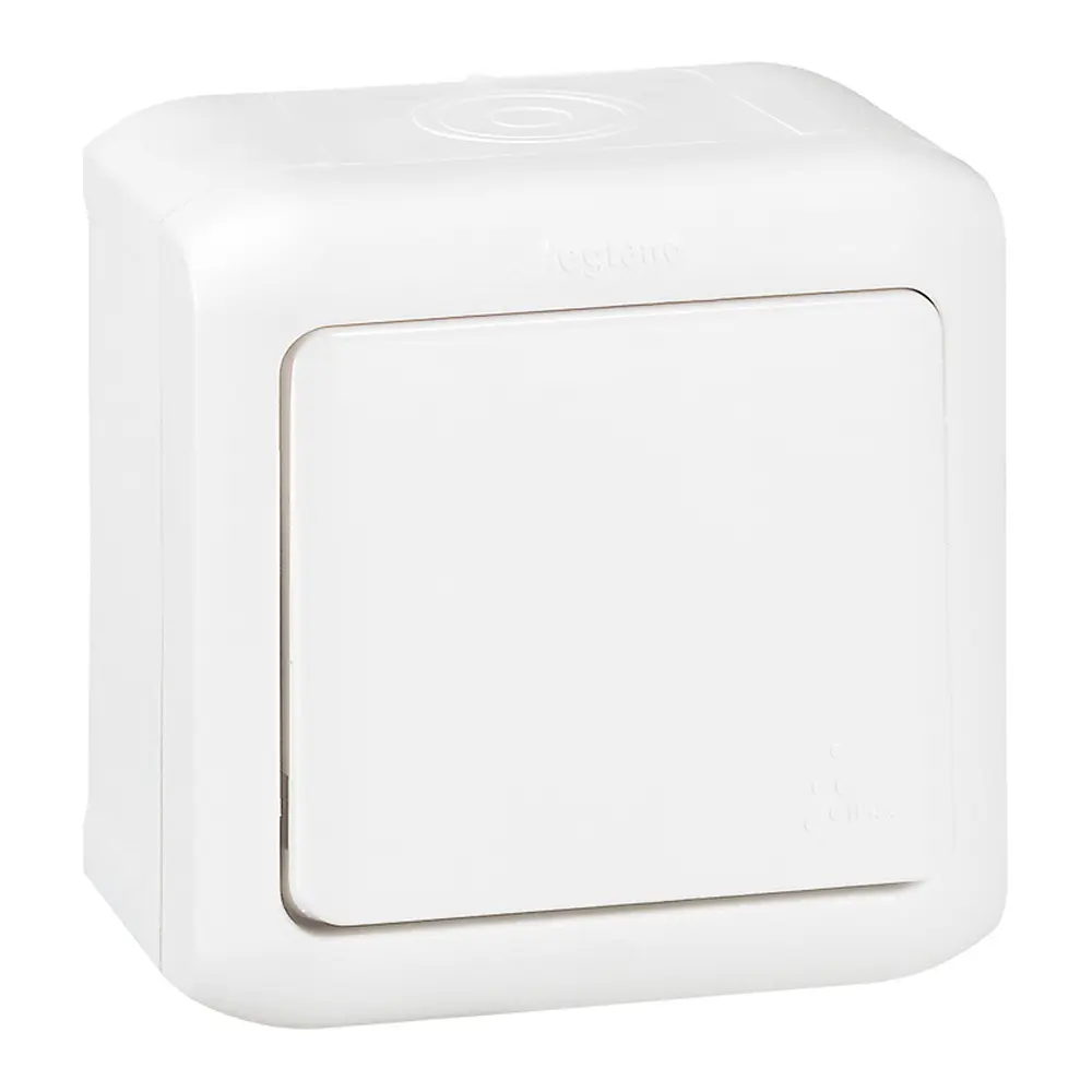 LEGRAND FORIX Девиаторен ключ 10A открит монтаж IP44 бял