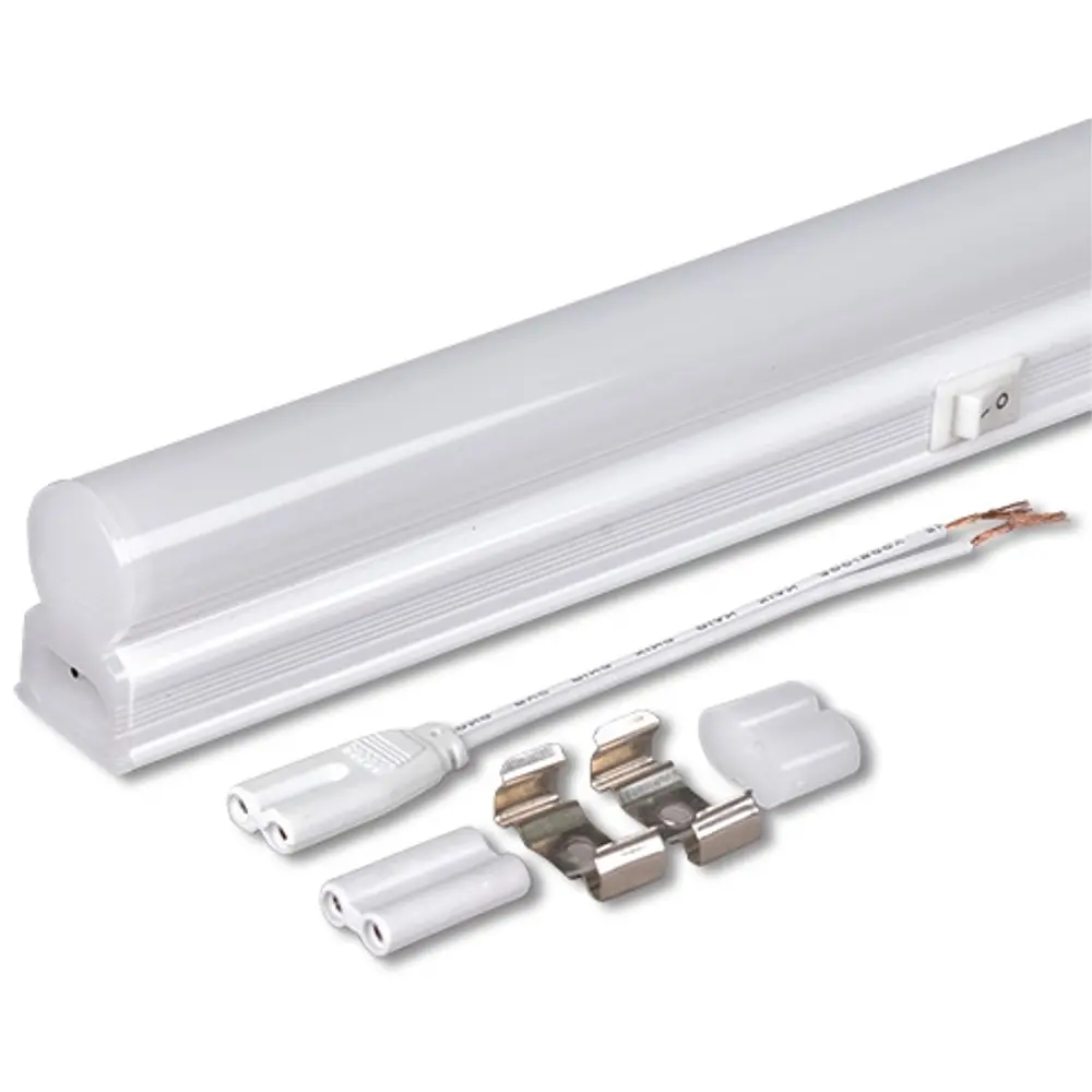 LED ЛИНЕЙНО ОСВЕТИТЕЛНО ТЯЛО Ultralux Т5 С КЛЮЧ, 4W, 6000K, 220-240V AC, IP20, СТУДЕНА СВЕТЛИНА
