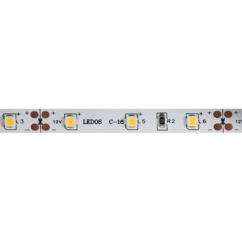 LED ЛЕНТА Ultralux 4.8W/M, 3000K, 12V DC, SMD2835, 60 LEDS/M, IP20