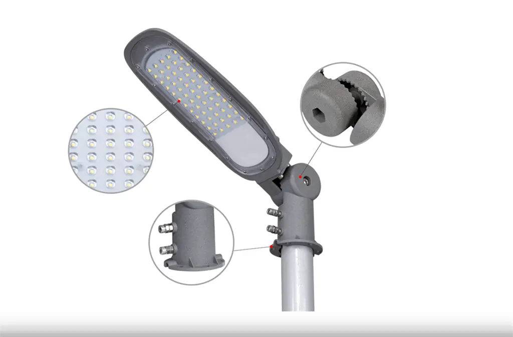 LED тяло за улично осветление Ultralux 20W 3100lm 4000K IP66 - Image 3