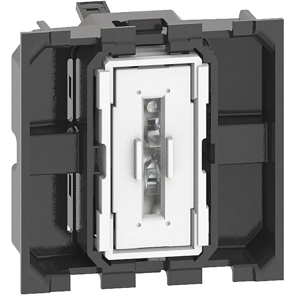 K4003M2A - Девиаторен ключ 1P 10 AX - 250V, автоматични клеми 2М Bticino Living now