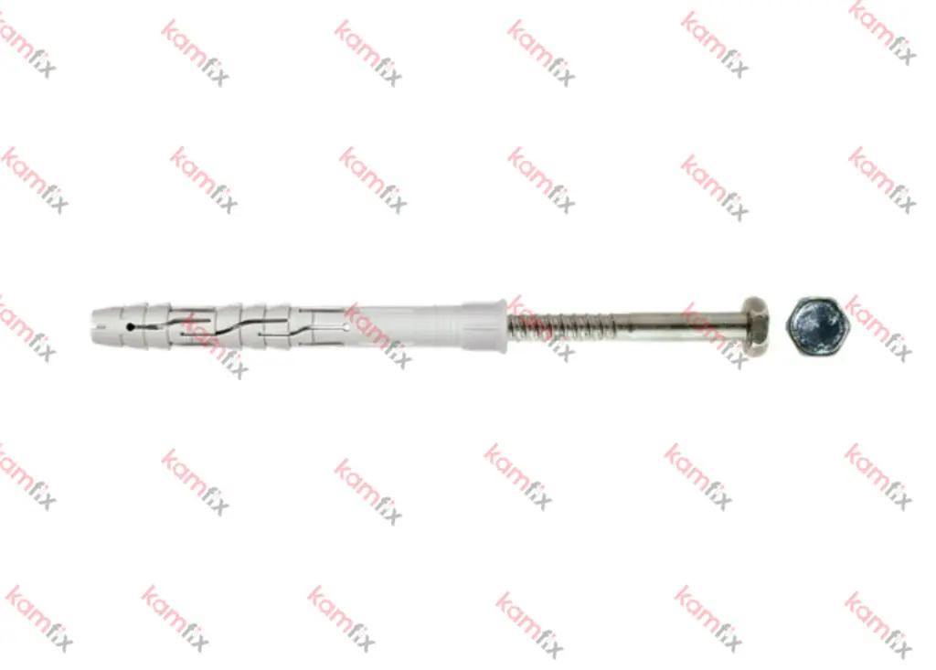 Дюбел за тухла+винт Шестостен Kamfix TH RPZ 8x80