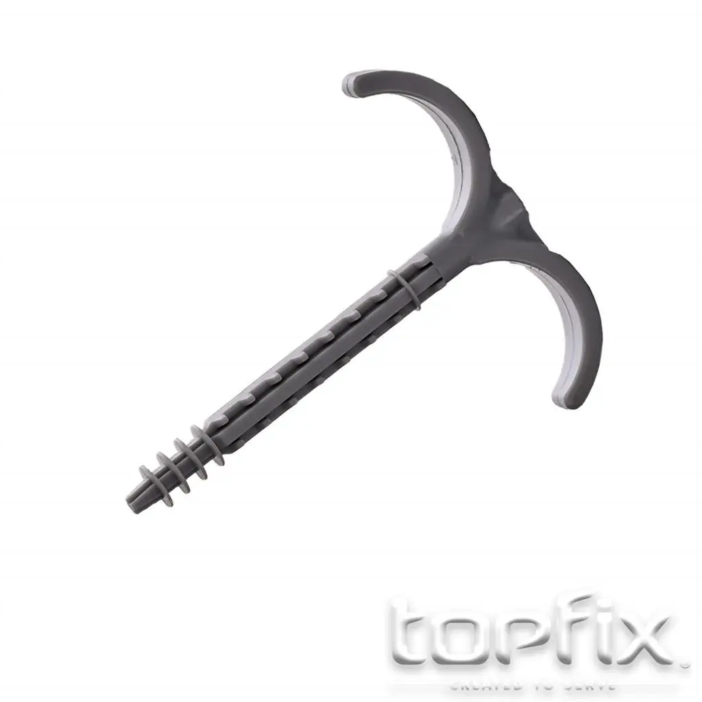 Скоба/фиба TOPFIX за бърз монтаж USMP3 2х1/1.5мм2 мостов, бяла 100бр./пакет