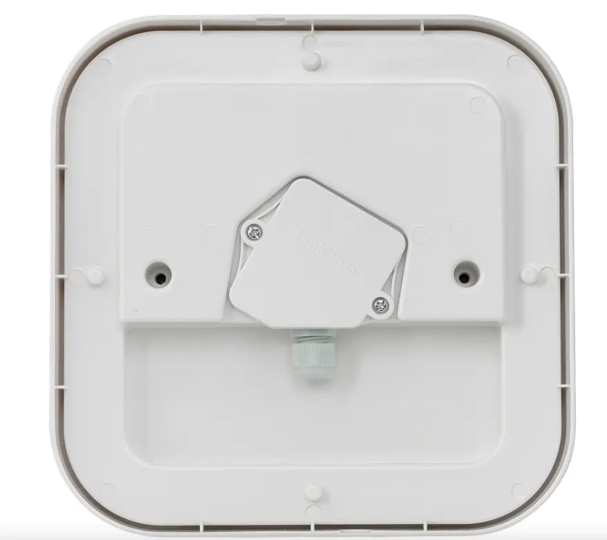 LED водоустойчива плафониера квадрат, бяла, 24W, 4000K, 220-240V AC, неутрална светлина, IP65 - Image 4