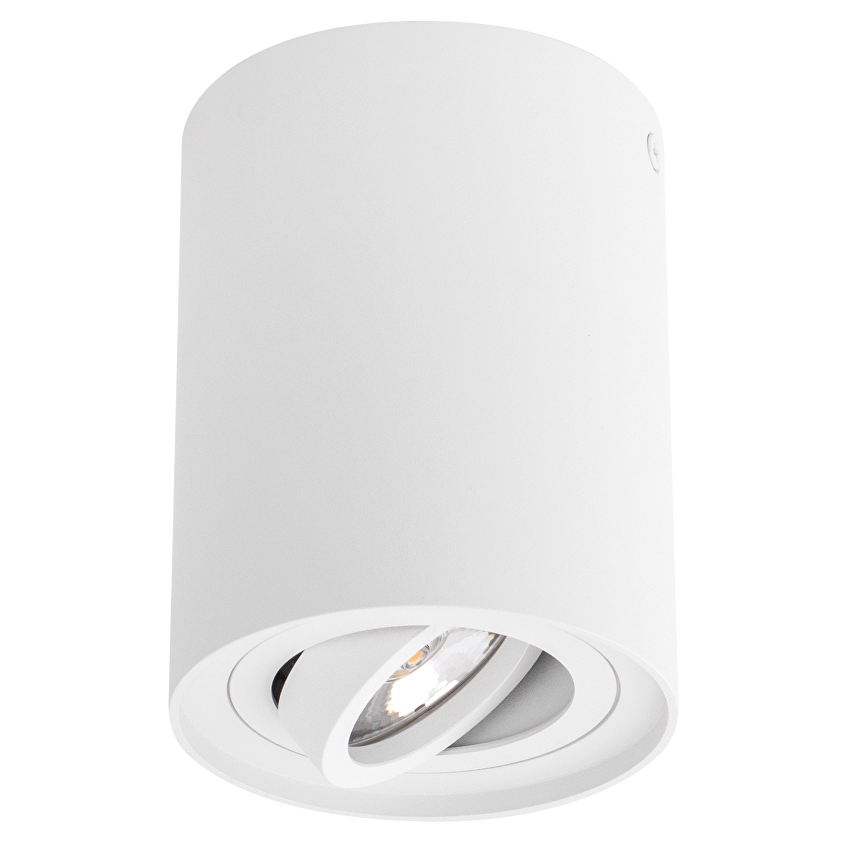 Рамка за вграждане кръг, GU10, подвижна, бяла, IP20