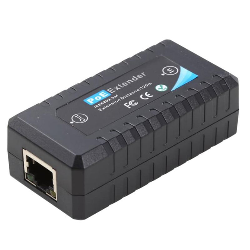 PoE extender/разклонител със захранване 1 PoE вход 30W 3 PoE изхода 15.4W гигабитов