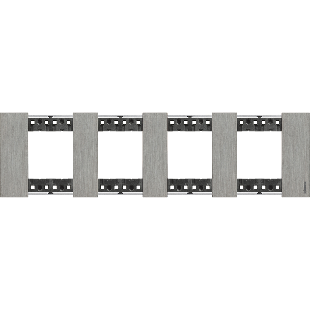Декоративна рамка 2M+2M+2M+2M, Living NOW метална цвят Стомана
