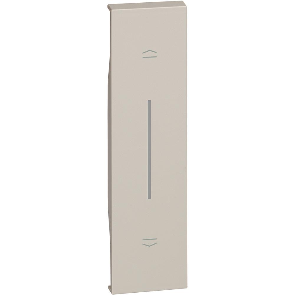 Лицев панел нагоре/надолу 1M за ключ/бутон за щори, крем, Living NOW