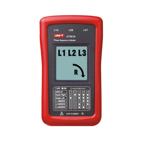 Фазов индикатор за последователност на фазите Uni-T UT261A