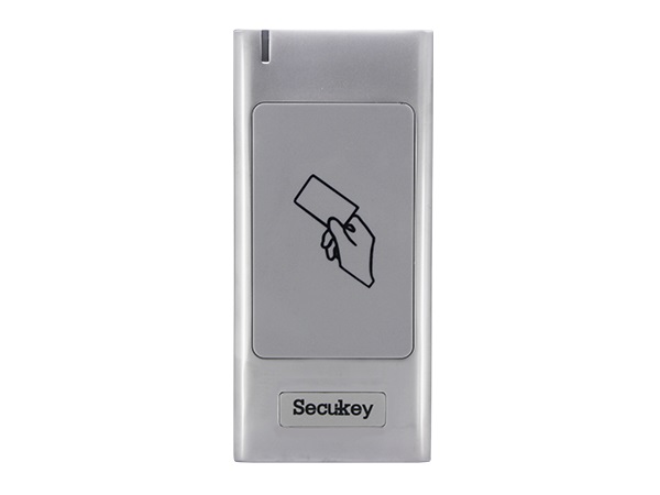 Мултиформатен самостоятелен контролер-четец 125khz/13.56mhz, 3000 потребители, водоустойчив IP67, Метален сив